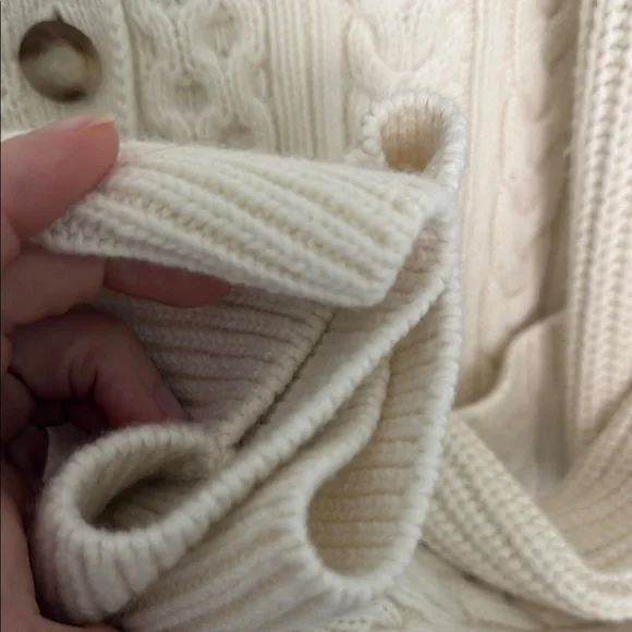 Sezane Tiphaine Cardigan Ecru - Size L - Picture 3 of 8